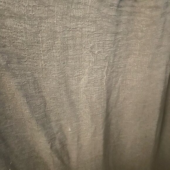 PROENZA SCHOULER Satin Pleated Crepe Button Detail Maxi Dress Gown 2 Black - Picture 7 of 8